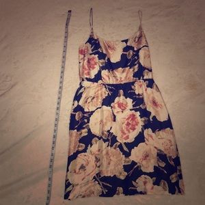 100% Silk Floral Print J. Crew Size 0 Dress